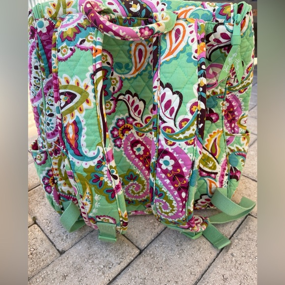 Vera Bradley Paisley, print campus backpack - Picture 4 of 10